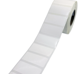 Этикетка Маркерпром LAB-T-50x25-101-1-1,5(40) белый полиэстер глянцевый, 50х25 мм, в рулоне 1500 шт., втулка 40 мм. mpr02018