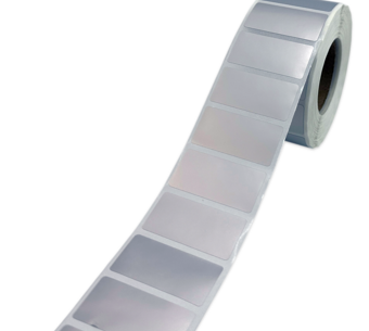 Этикетка Маркерпром LAB-T-40x20-814-1-1,5(40) серебристый полиэстер полугл. с усилен. клеем, 40х20 мм, в рулоне 1500 шт., втулка 40 мм. mpr02113