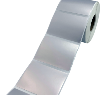 Этикетка Маркерпром LAB-T-80x60-814-1-1(40) серебристый полиэстер полугл. с усилен. клеем, 80х60 мм, в рулоне 1000 шт., втулка 40 мм. mpr02100