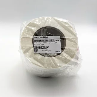 Этикетка Маркерпром LAB-T-100x150-504-1-0,5 белый глянцевый полипропилен с клеем для замор.поверх., 100х150 мм, в рулоне 500 шт., втулка 76 мм. mpr02048 - 2